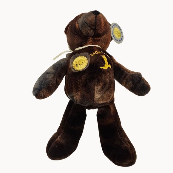 VTG 2000s TY Babies Authentic Mint Bear Collectible Golden Sacagawea Dollar Bear - Picture 4 of 16